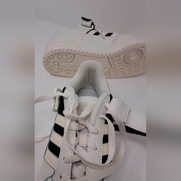 New adidas Women's Forum Low Shoes Sneakers Shoes Casual Off White Black 8.5 US - Picture 14 of 14